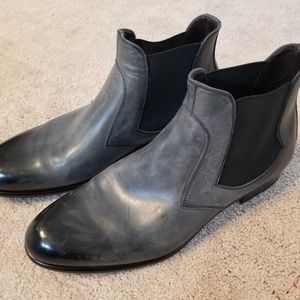 Bruno Magli Medardo Dark Grey [Sz 8] Leather Boots